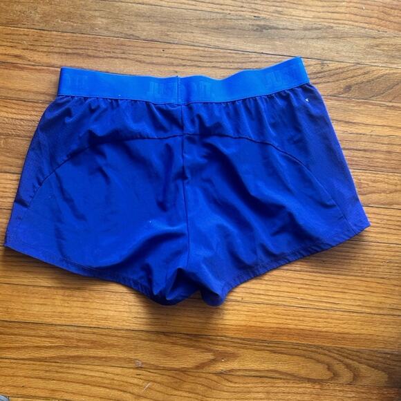 Nike Dri-FIT Blue Athletic Shorts Brief Lined Running Active Women’s L - Picture 5 of 6